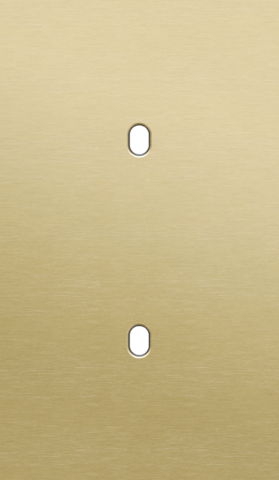 Niko - Tweevoudige afdekplaat, verticaal 60 mm centerafstand, voor - 227-57251
