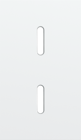 Niko - Tweevoudige afdekplaat, verticaal 60 mm centerafstand, voor - 154-56251