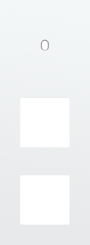 Niko - Drievoudige afdekplaat, verticaal 71 mm centerafstand, voor - 154-57955