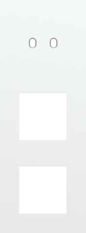 Niko - Drievoudige afdekplaat, verticaal 71 mm centerafstand, voor - 154-57956