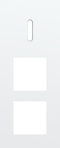 Niko - Drievoudige afdekplaat, verticaal 60 mm centerafstand, voor - 154-56355