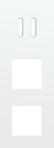 Niko - Drievoudige afdekplaat, verticaal 71 mm centerafstand, voor - 154-56956