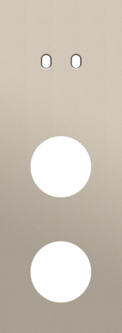 Niko - Drievoudige afdekplaat, verticaal 71 mm centerafstand, voor - 166-57958