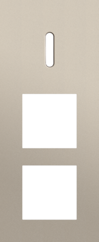 Niko - Drievoudige afdekplaat, verticaal 60 mm centerafstand, voor - 166-56355