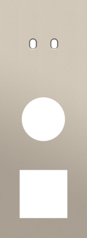 Niko - Drievoudige afdekplaat, verticaal 71 mm centerafstand, voor - 166-57960