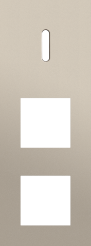 Niko - Drievoudige afdekplaat, verticaal 71 mm centerafstand, voor - 166-56955