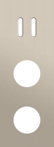 Niko - Drievoudige afdekplaat, verticaal 71 mm centerafstand, voor - 166-56958
