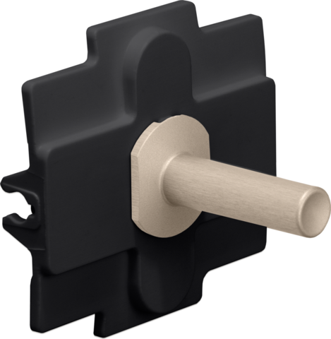 Niko - Toggle voor enkelvoudige schakelfuncties, steel champag - 166-57001