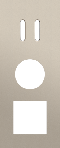Niko - Drievoudige afdekplaat, verticaal 60 mm centerafstand, voor - 166-56360