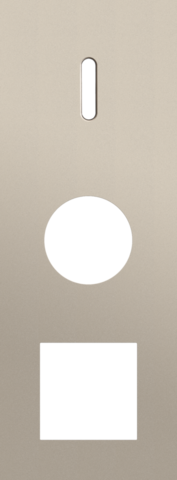 Niko - Drievoudige afdekplaat, verticaal 71 mm centerafstand, voor - 166-56959