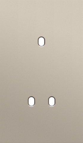 Niko - Tweevoudige afdekplaat, verticaal 60 mm centerafstand, voor - 166-57253