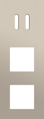 Niko - Drievoudige afdekplaat, verticaal 71 mm centerafstand, voor - 166-56956