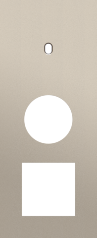 Niko - Drievoudige afdekplaat, verticaal 60 mm centerafstand, voor - 166-57359