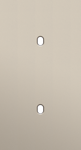 Niko - Tweevoudige afdekplaat, verticaal 71 mm centerafstand, voor - 166-57851