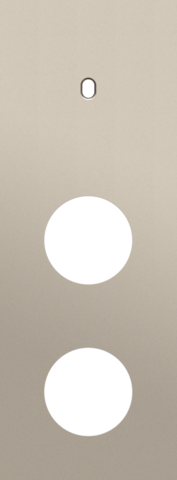 Niko - Drievoudige afdekplaat, verticaal 71 mm centerafstand, voor - 166-57957