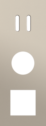 Niko - Drievoudige afdekplaat, verticaal 71 mm centerafstand, voor - 166-56960