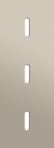 Niko - Drievoudige afdekplaat, verticaal 71 mm centerafstand, voor - 166-56951