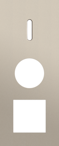 Niko - Drievoudige afdekplaat, verticaal 60 mm centerafstand, voor - 166-56359