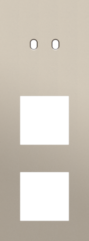Niko - Drievoudige afdekplaat, verticaal 71 mm centerafstand, voor - 166-57956