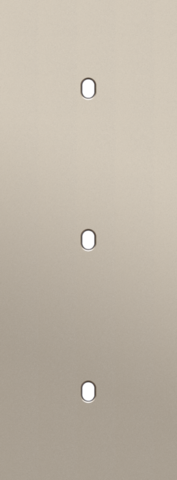 Niko - Drievoudige afdekplaat, verticaal 71 mm centerafstand, voor - 166-57951