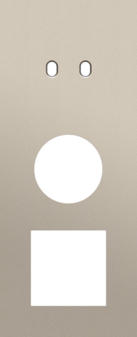 Niko - Drievoudige afdekplaat, verticaal 60 mm centerafstand, voor - 166-57360