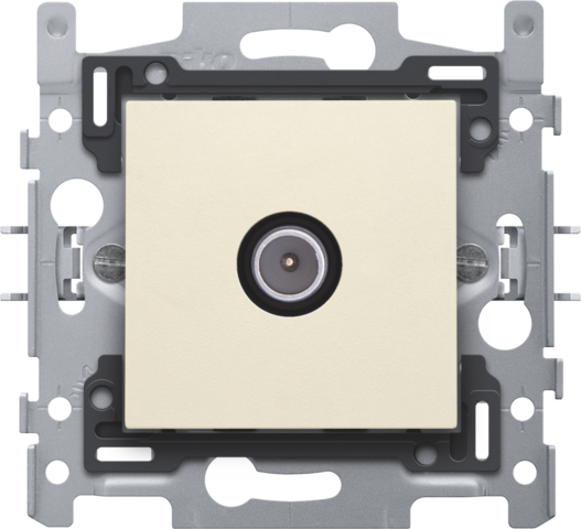 Niko - Enkelvoudige mannelijke coaxaansluiting voor tv, 2 GHz, sokk - 100-69122