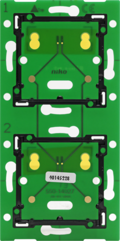 Niko - Tweevoudige verticale muurprint voor Niko Home Control voor - 550-14027