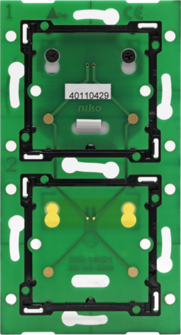 Niko - Tweevoudige verticale muurprint voor Niko Home Control voor - 550-14021