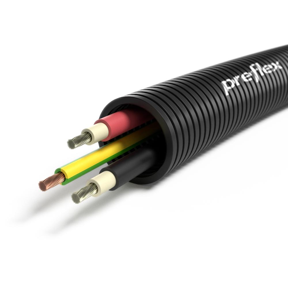 Preflex - Safe 25 mm H07Z1 K 1G6 G/G2 x SOLAR H1Z2Z2 K 6mm ZW - 1234003317