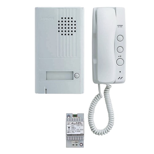 Aiphone - Kompleet 2 draads parlofoonkit (zilver) - A01002064