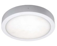 Unibright - MOON CCT + Sensor 240mm 18W wit opbouw 3000K IP54 - MN24018WSCCT