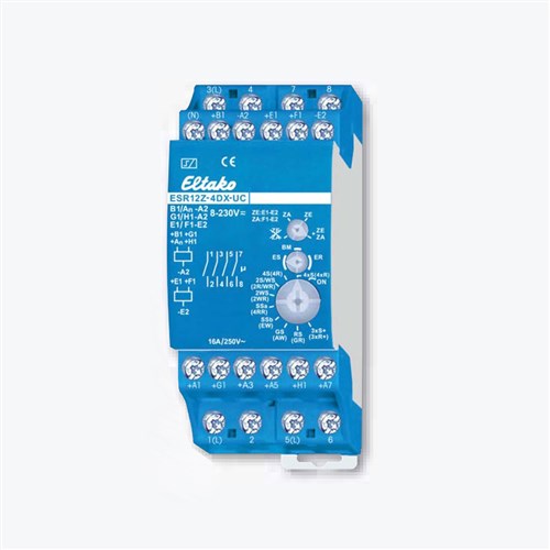 Eltako - Multif. impulsschak./relais +centr.bed. 4x1 NO 16A - 21400301