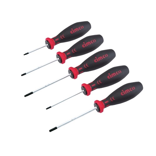 Cimco - Torxschroevendraaier Set met Boorgat, 5 delig - 117300