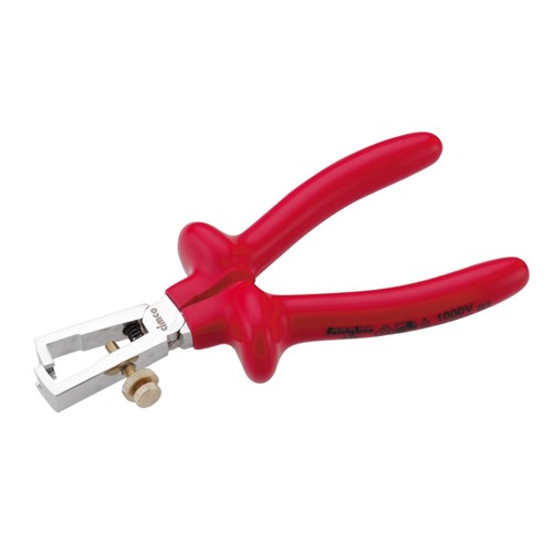 Cimco - Striptang met stelschroef 1000V VDE, gedompeld, 160mm - 108790