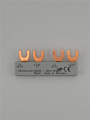 Elkutec - Kamgeleider 2P VORK 10mm² 4M eurovario L1L2 L1L2 - 204V/10