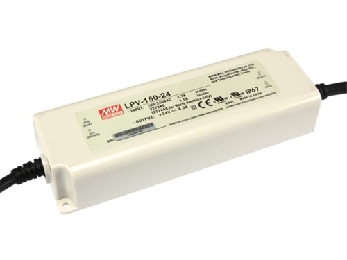 MEAN WELL - LED Driver IP67 24Vdc 150W - LPV-150-24