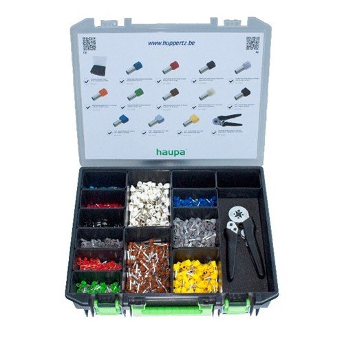 HAUPA - Assortiment adereindhulzen CRIMPBOX 2200 adereindhulzen + - 212806KIT