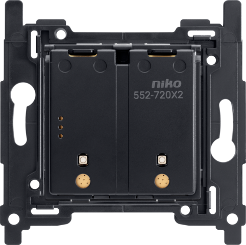 Niko - Draadloze schakelaar met batterij, tweevoudig, Zigbee® - 552-72002