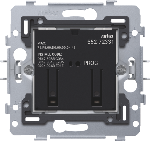 Niko - Geconnecteerde motorbediening, sokkel, 3 A,71 x 71 mm, klauw - 552-72331