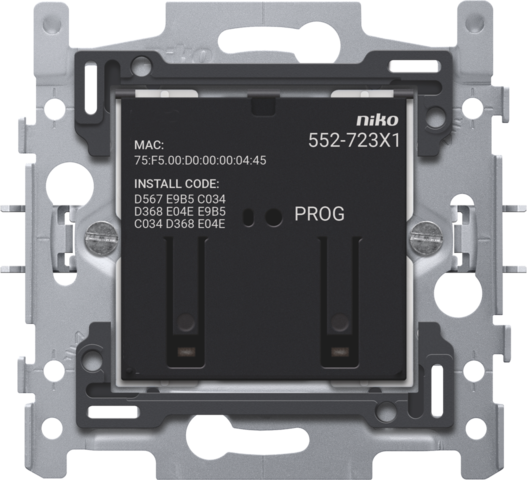 Niko - Geconnecteerde motorbediening, sokkel, 3 A,60 x 71 mm, klauw - 552-72301