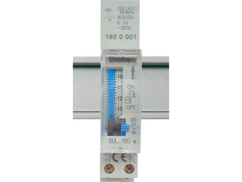 Theben - Klok 24U met gangreserve 230V 45 60HZ 1N O 16A - 1800001