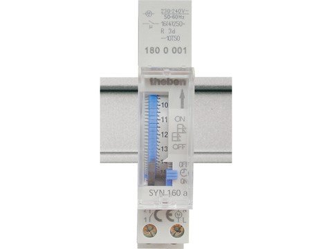 Theben - Klok 24U zonder gangreserve 230V 50HZ 1N O 16A - 1600001
