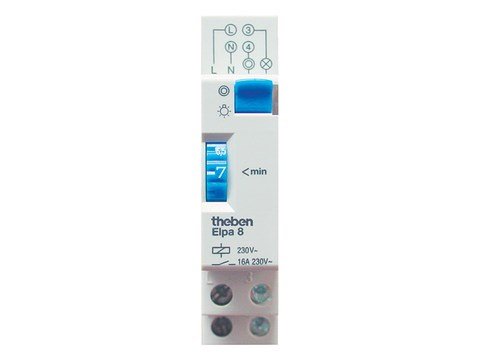 Theben - Elektromechanische trappenhuisautomaat 230V 50HZ 1 7M 1NO 16 - 0080002
