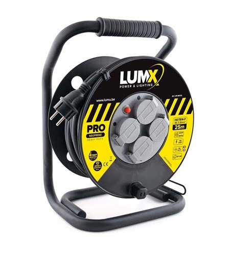 LumX - kabelhaspel PRO HO7RN F 3Gx2,5 kabel 25 m - LM 85025