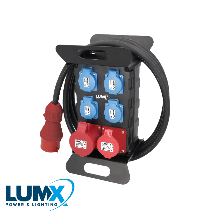 LumX - El. Verdeelkast 400V 12800W met zekering (DE LUX) (EX LM - LM 47955