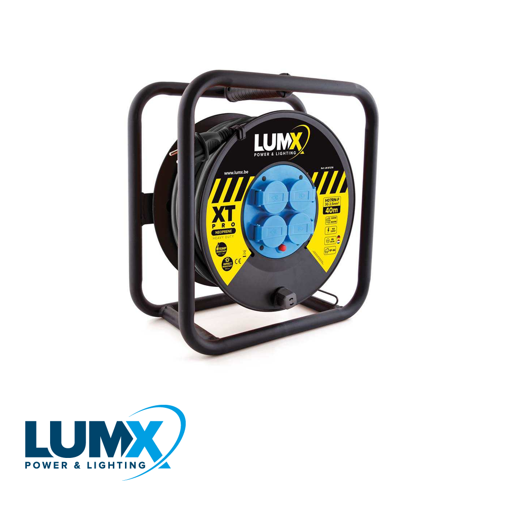 LumX - kabelhaspel XT PRO, HO7RN F 3Gx2,5 40 m DE/LUX/NL - LM 87278