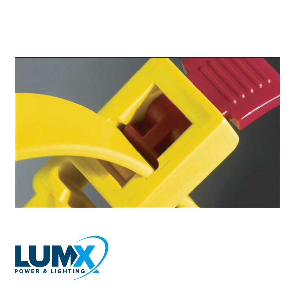 LumX - Speedy Tie GEEL 750 x 13 mm (prijs per 5 st) - WM 11500001