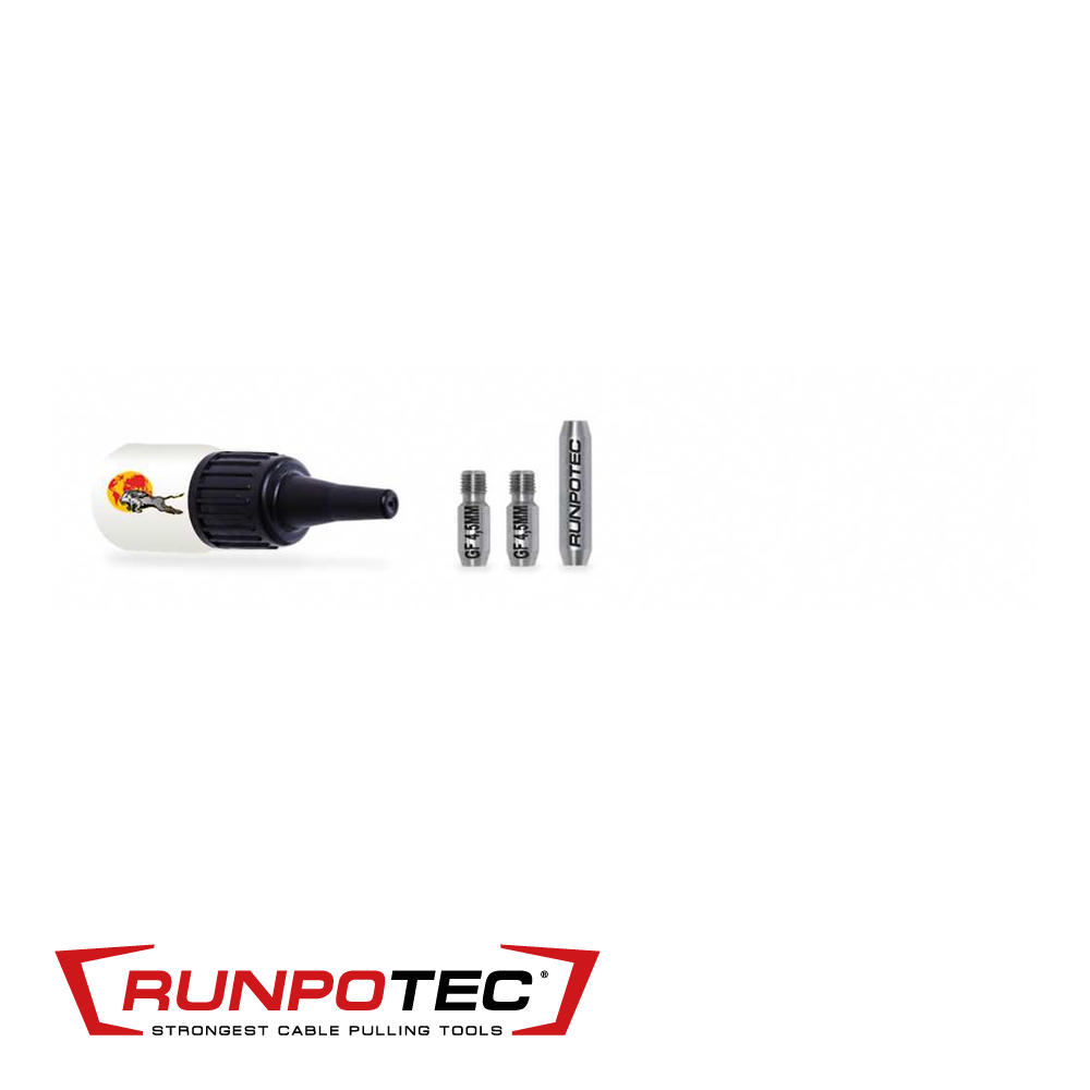 Runpotec - Repair kit voor 4,5 mm glasvezelkabel - RT 20250
