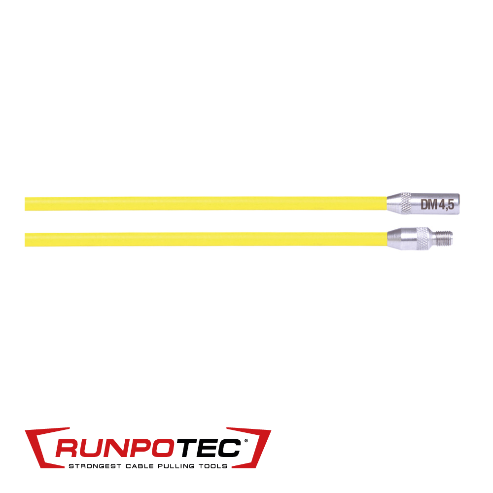 Runpotec - RUNPOSTICKS geel/zacht Ø 4,5 mm set van 2 stuks x 1 m - RT 10043