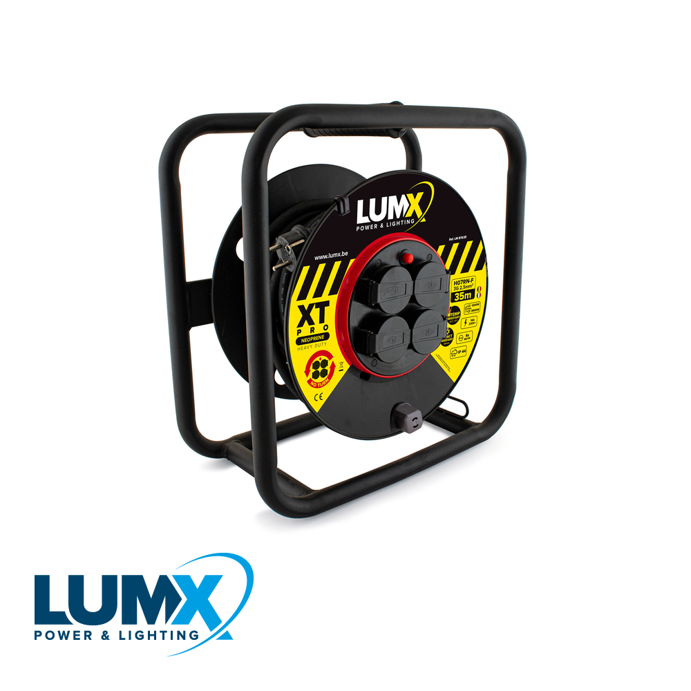 LumX - kabelhaspel XT PRO NO TURN, H07RN F 3Gx2,5m 35 m - LM 87635